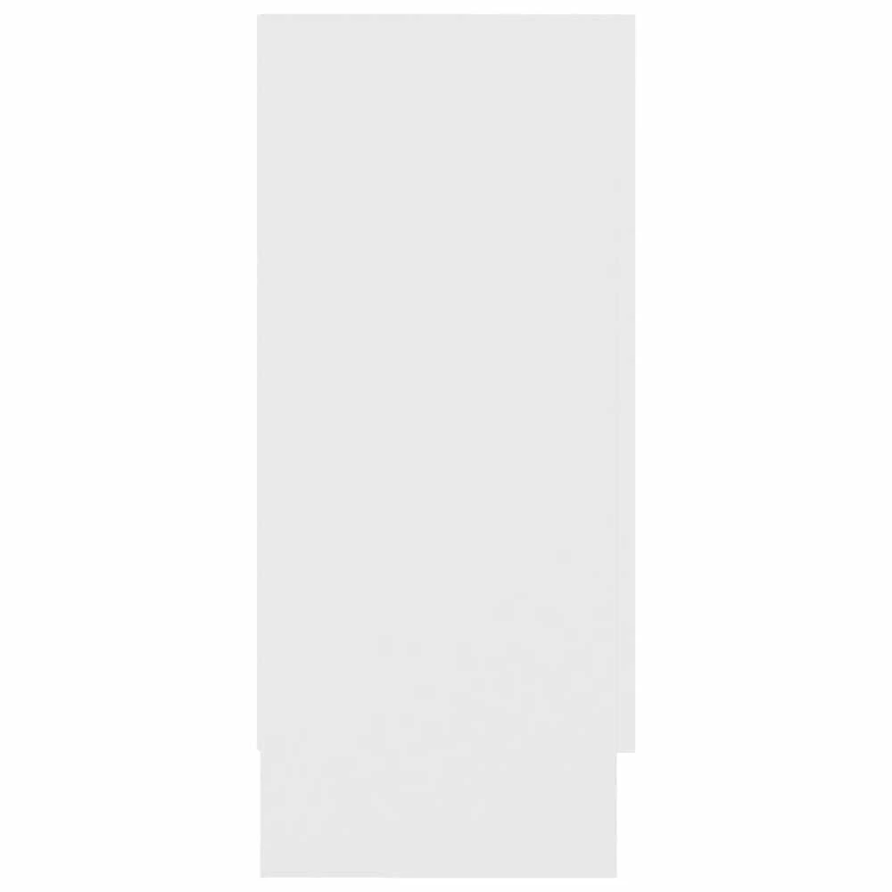 Vitrininė spintelė, balta, 120x30,5x70cm, apdirbta mediena