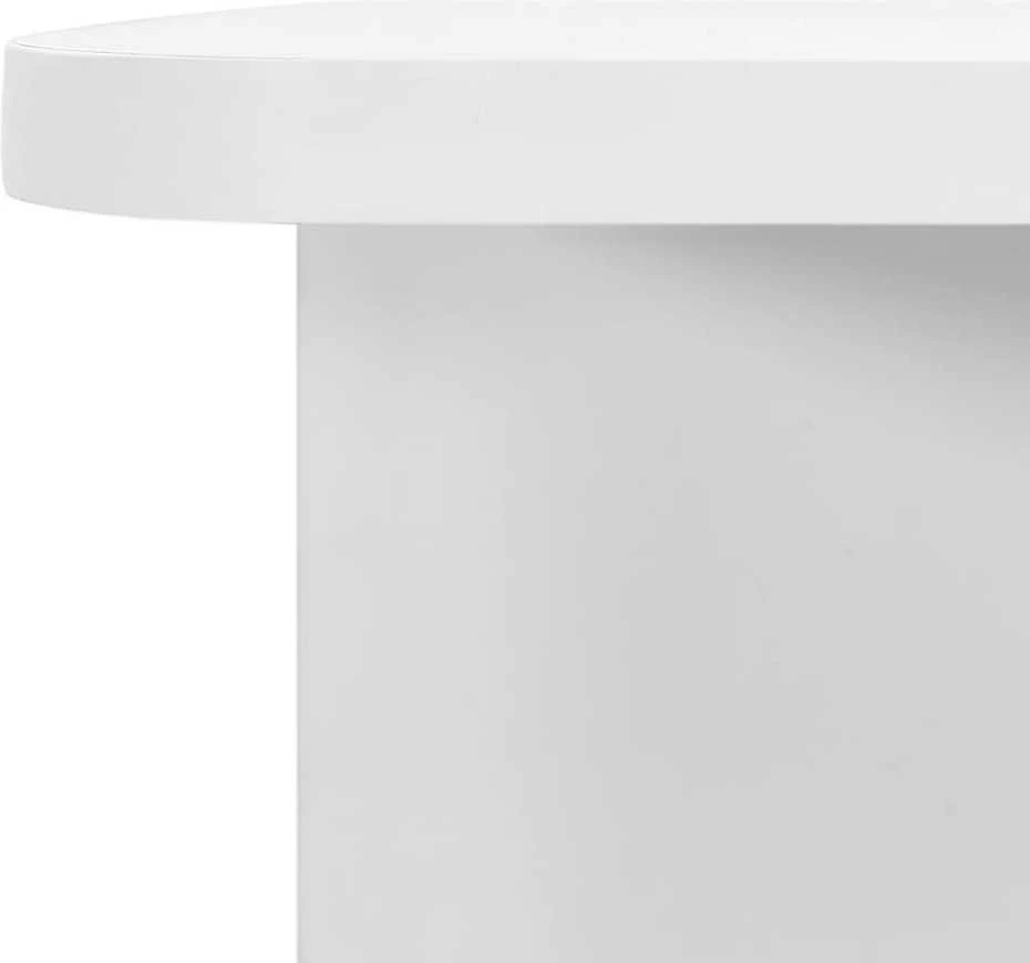 Vonios kambario spintelė su veidrodžiu, balta, 66x17x63cm, MDF
