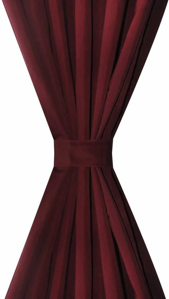 Vyšninės Spalvos Užuolaidos su Kilpomis 140 x 225 cm, 2 vnt.