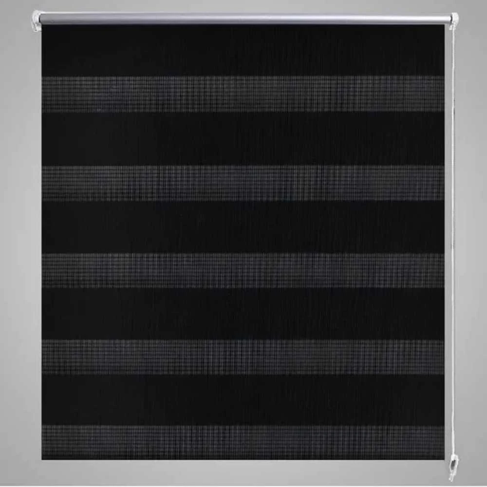 Zebra Žaliuzė, Roletas 40 x 100 cm, Juodas