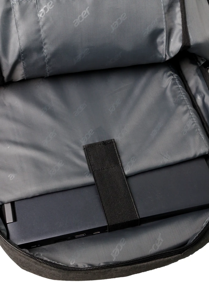 ACER urban backpack, pilkas & žalias, 15.6"
