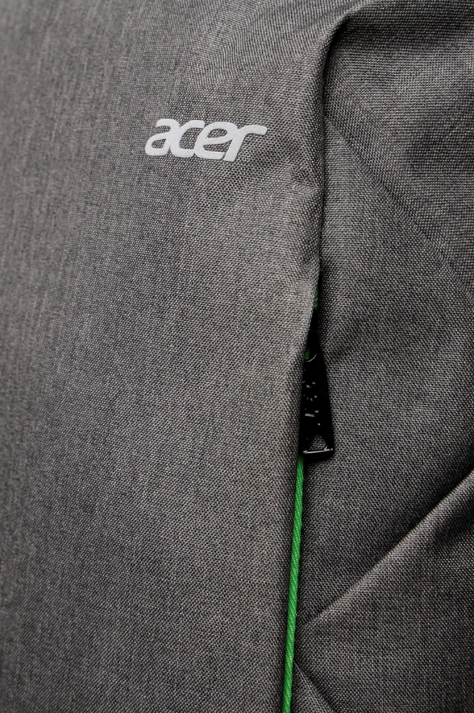 ACER urban backpack, pilkas & žalias, 15.6"