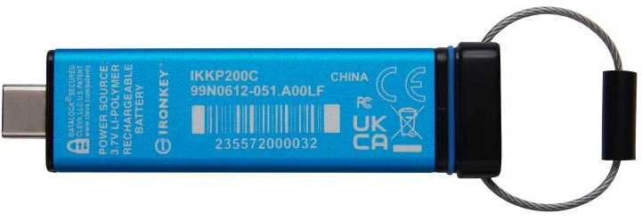 Kingston IronKey klaviatūra 200 16GB USB-C AES Encrypted