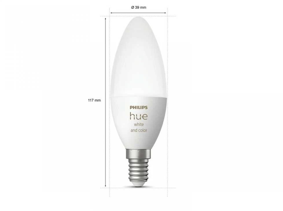 Philips Hue WCA 4W B39 E14 2vnt pak