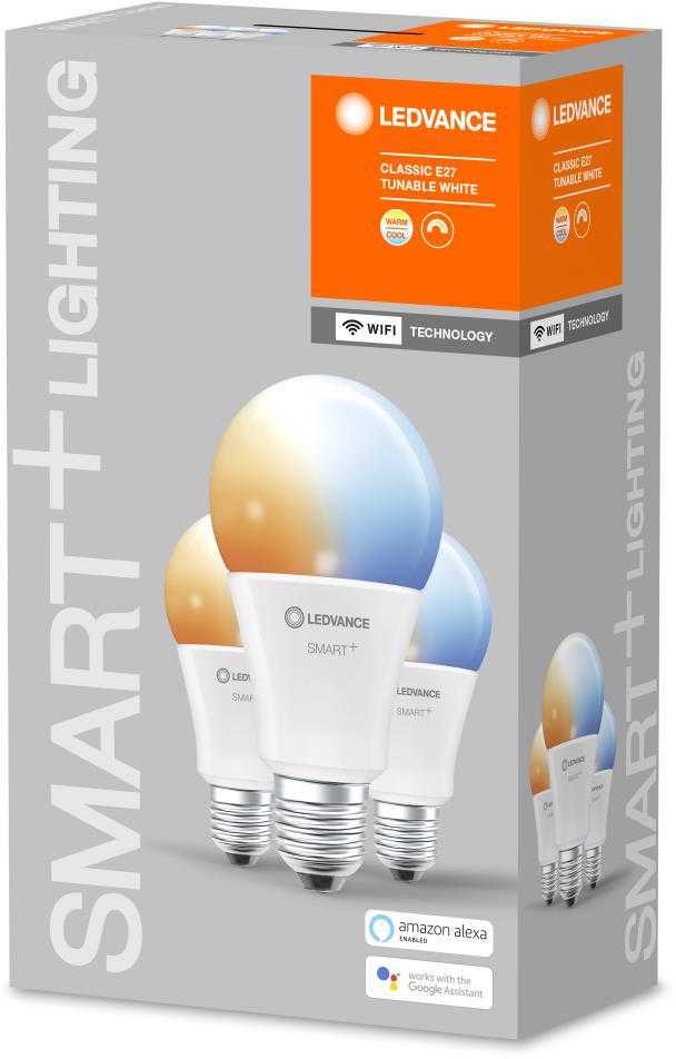 Ledvance 14W LED lemputė SMART+ WiFi Classic Tunable Baltas 100, E27, 2700…6500K