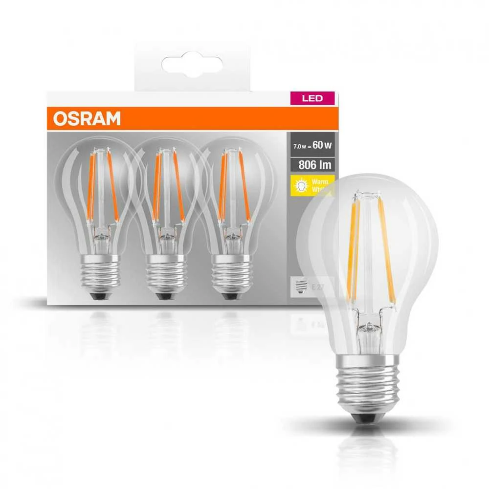 Osram Ledvance LED BASE CL A FIL 60 non-dim 7W/827 E27