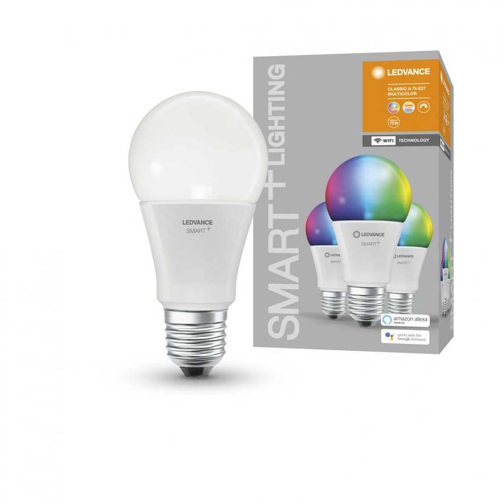 Ledvance 9,5 W LED lemputė SMART+ WiFi Classic Multicolour 75, E27, 2700…6500 K