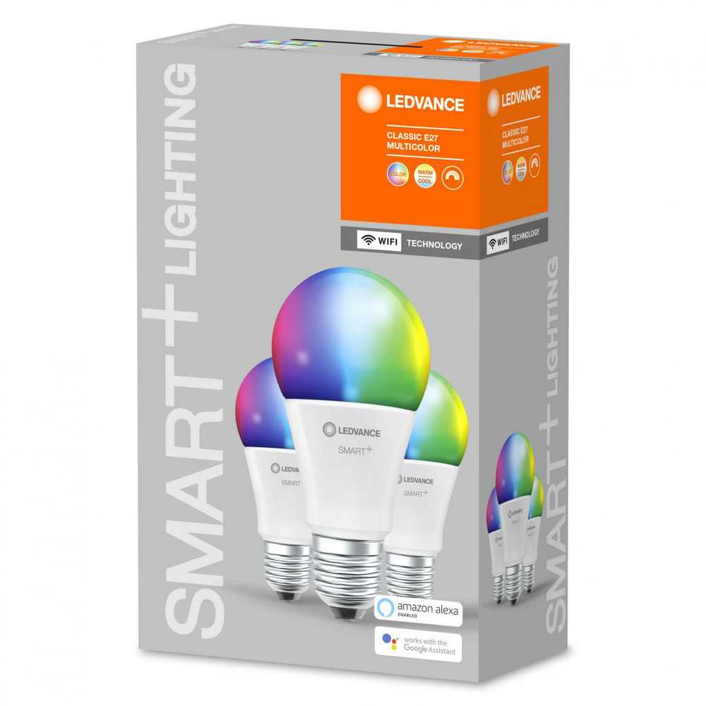 Ledvance 9,5 W LED lemputė SMART+ WiFi Classic Multicolour 75, E27, 2700…6500 K