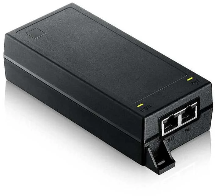 Šakotuvas ZYXEL POE12-30W kelių gigabitų 1/2,5 GB vieno prievado 802.3AT POE+ injektorius (5 metų garantija)