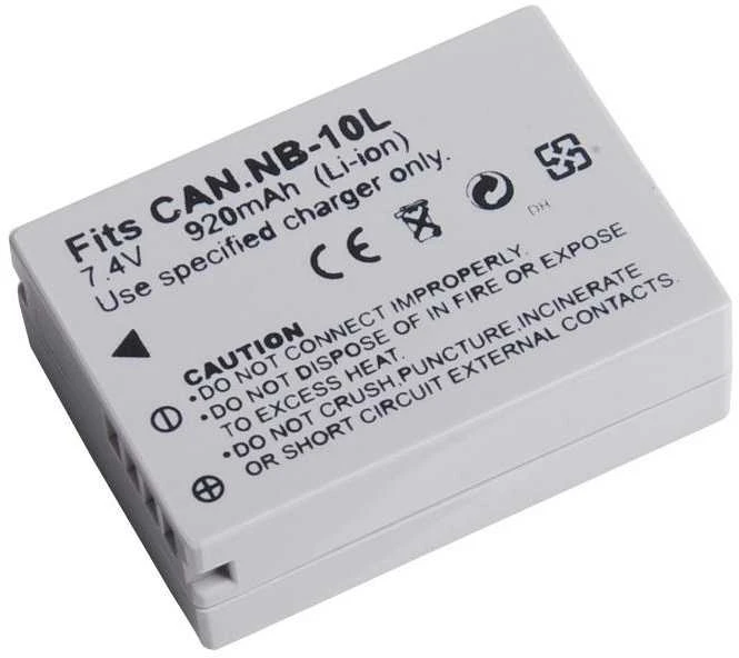 Canon NB-10L Baterija - Baltoje dėžutėje (baltas box)