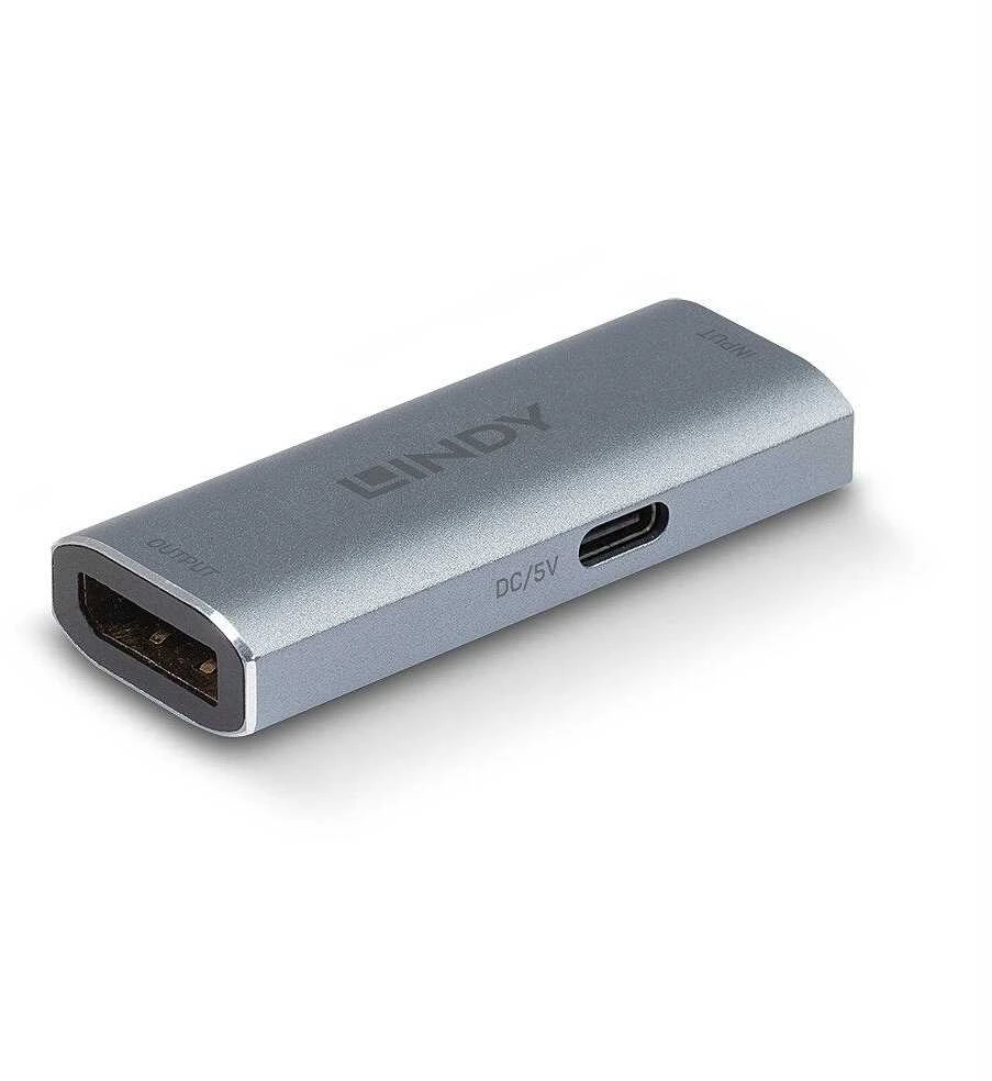 Lindy DisplayPort 1.4 signalo stiprintuvas, metalinis korpusas