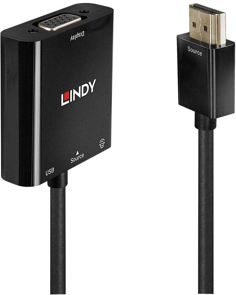 Garso Adapteris - LINDY HDMI į VGA ir Garso Keitiklis, 1920x1200@60Hz