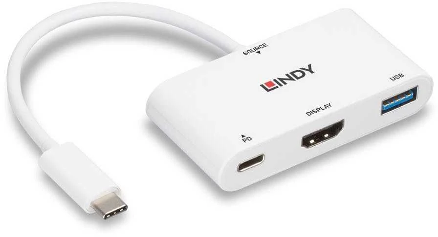 Adapteris - LINDY USB 3.2 Type C į HDMI Adapteris 4K@60Hz PD 100W