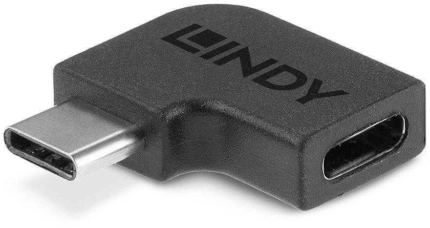 Lindy Adapteris - USB 3.2 Type C M/F 20Gbps 90° Nikelio Danga