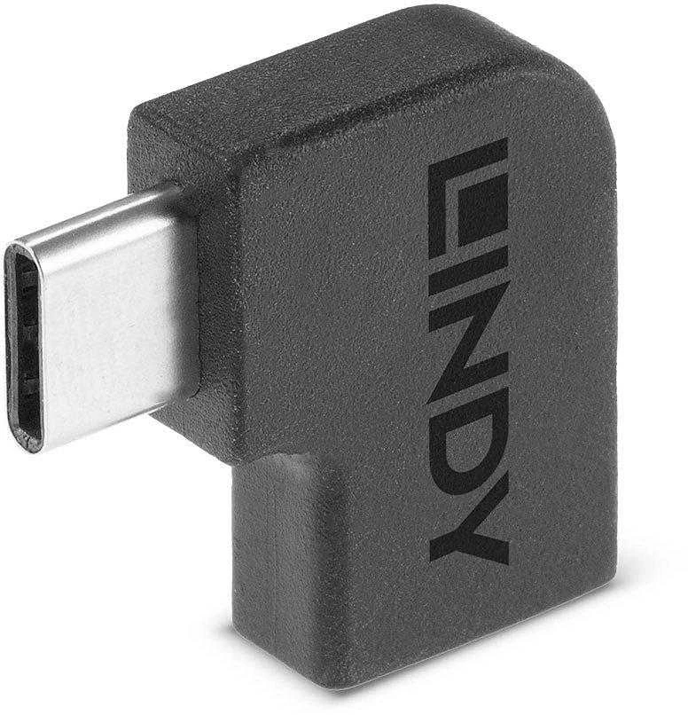 Lindy Adapteris - USB 3.2 Type C M/F 20Gbps 90° Nikelio Danga