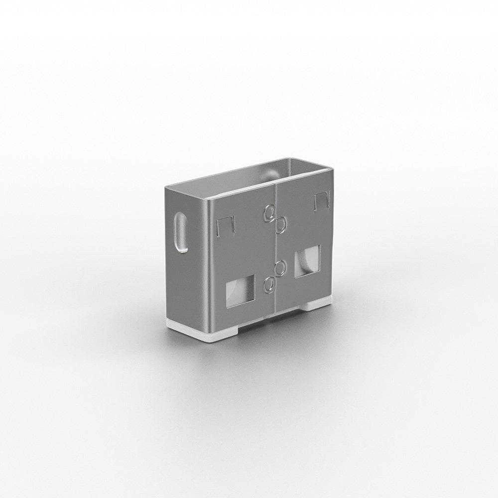 USB Priedas - LINDY USB Type A Prievadų Blokatoriai, 10 vnt., Balti