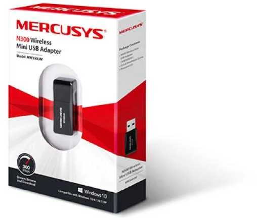 TP-Link „Mercusys“ | Belaidis mini USB adapteris | MW300UM