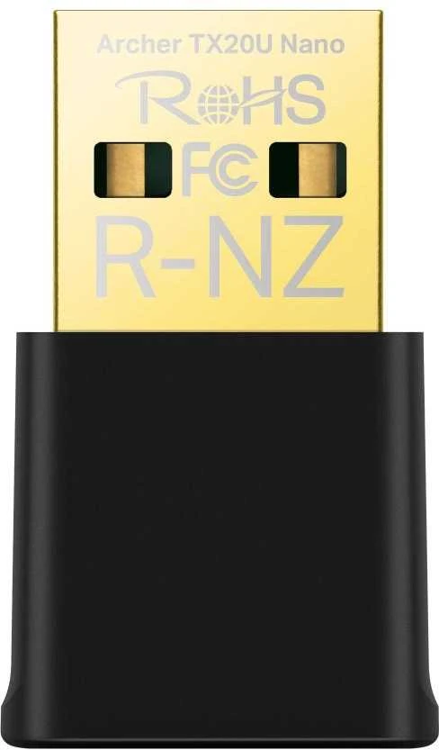 TP-LINK | AX1800 Nano dviejų dažnių „Wi-Fi 6“ USB adapteris | Archer TX20U Nano | USB 2.0