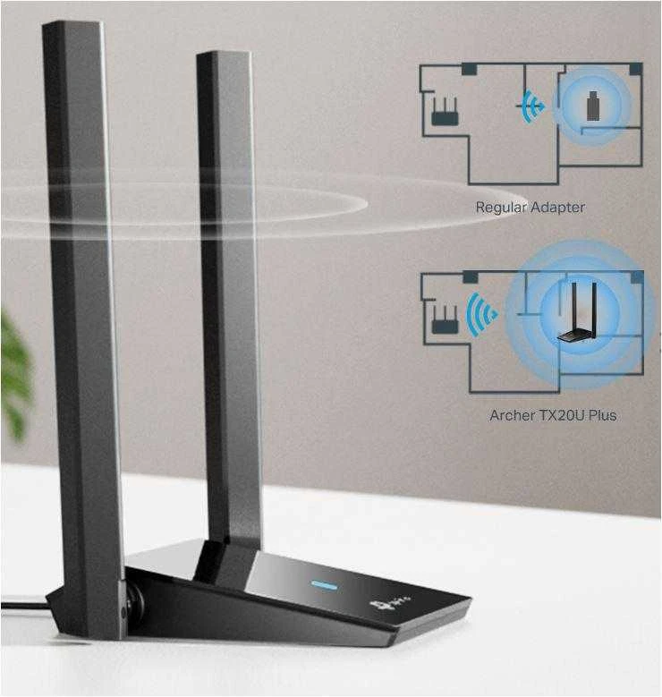 WRL ADAPTER 1800MBPS USB/ARCHER TX20U PLUS TP-LINK