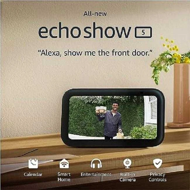 „Amazon Echo Show 5“ (2023 m.) „Charcoal“.