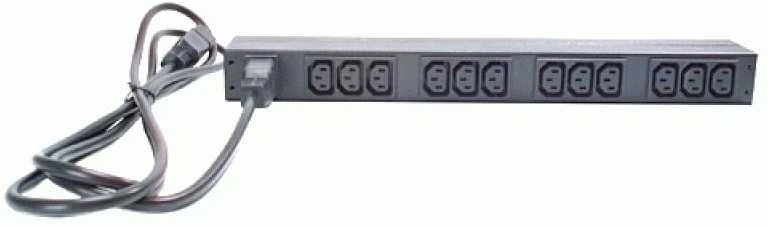 APC RACK PDU, BASIC, 1U, 16A, 208/230V, (12)C13