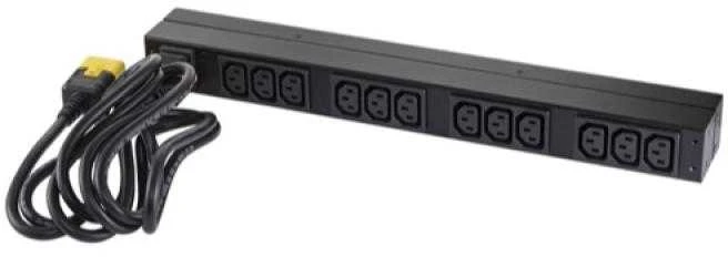 APC RACK PDU, BASIC, 1U, 16A, 208/230V, (12)C13
