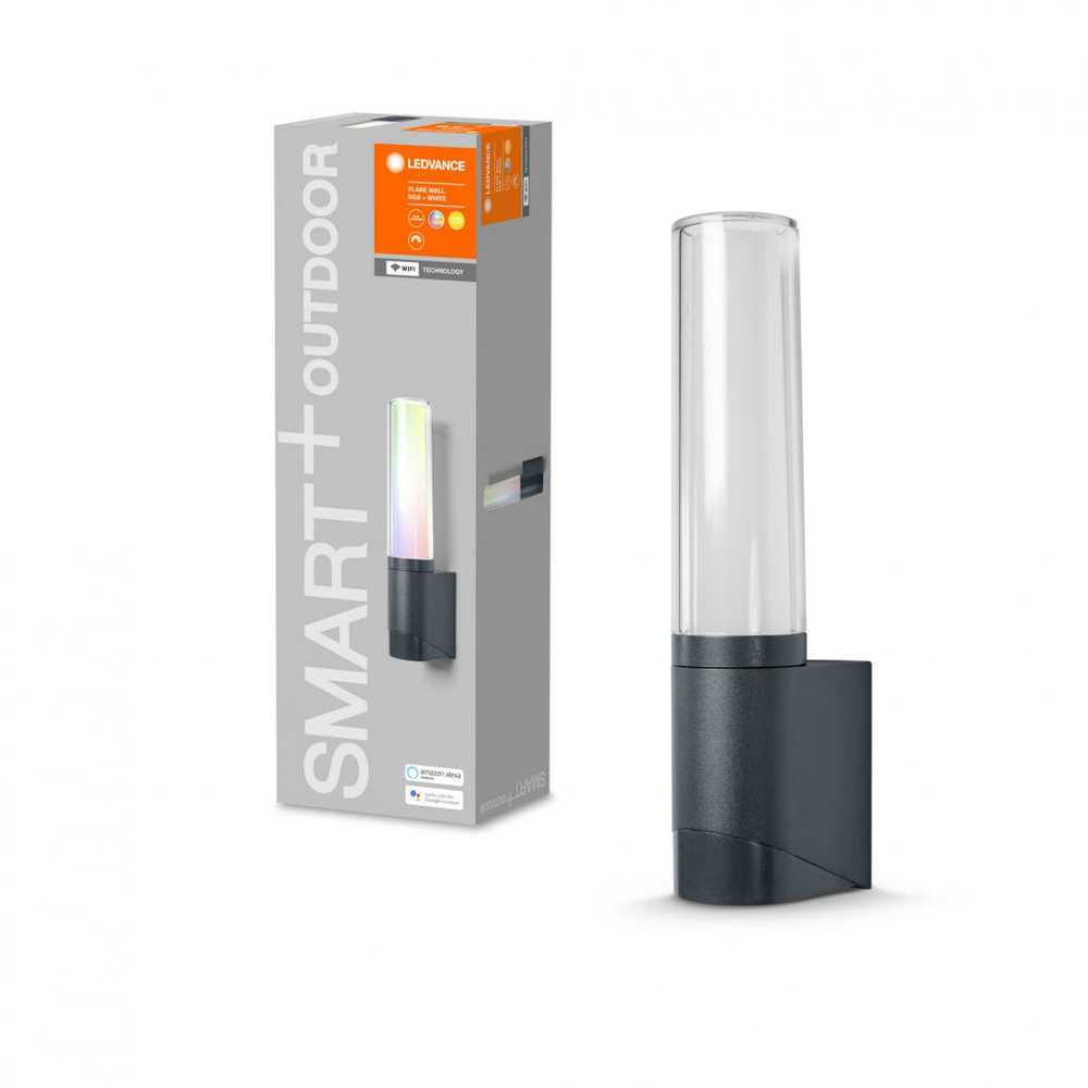 Ledvance Smart 7,5W LED šviestuvas SMART+ WIFI FLARE, tamsiai pilkas, 3000K, reguliuojamos RGB spalvos, 80cm