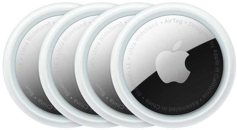 Apple Airtag 4 Pack – Baltos spalvos