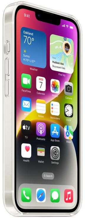98418 MW5Q3ZM/A Apple Clear MagSafe dėklas skirtas Apple iPhone 14 skaidrus