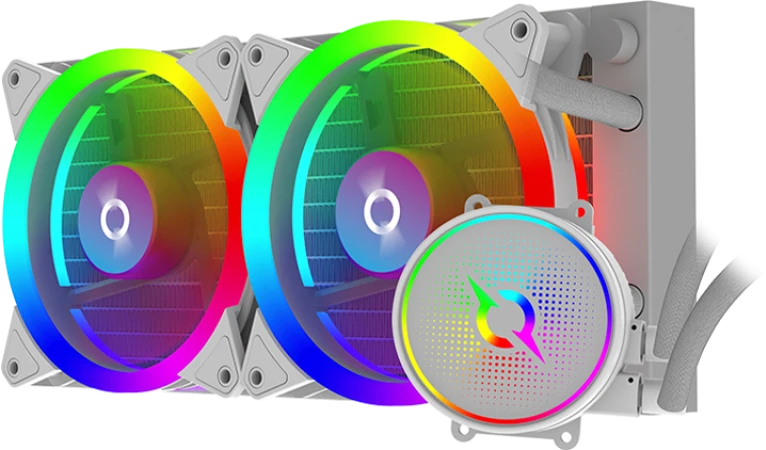 Chłodzenie wodne AQIRYS AQUARIUS 240 Baltas (AQI-GA-CC-5)