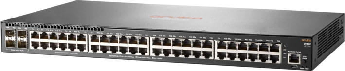 Šakotuvas Hewlett Packard (HP) HPE Aruba 2930F 48G 4SFP+ Swch Aruba 2930F 48G 4SFP+ Swch EU en