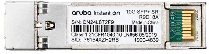 Šakotuvas Hewlett Packard (HP) HPE Networking Instant On 10G SFP+ LC SR 300m OM3 MMF siųstuvo-imtuvo modulis (R9D18A)