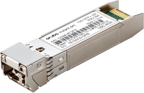 Šakotuvas Hewlett Packard (HP) HPE Networking Instant On 10G SFP+ LC SR 300m OM3 MMF siųstuvo-imtuvo modulis (R9D18A)