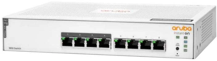Šakotuvas Hewlett Packard (HP) HPE Aruba Instant On 1830 8G 65W jungiklis (JL811A)