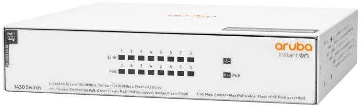 Šakotuvas Hewlett Packard (HP) HPE Aruba Instant On 1430 nevaldomas 8G