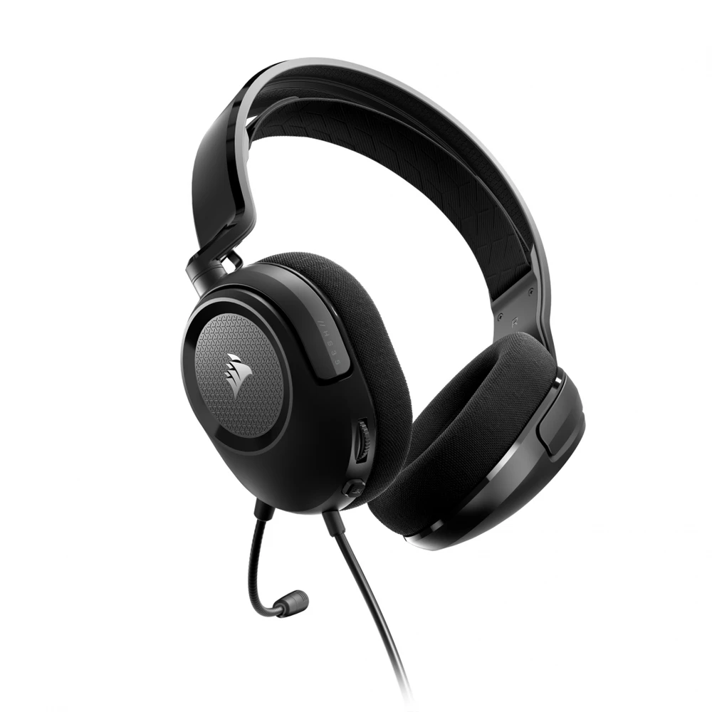 Corsair HS35 v2 juodos ausinės su mikrofonu