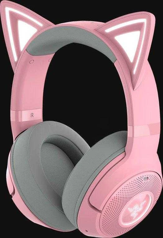 Razer | Ausinės | Kraken V2 Kitty BT | Su mikrofonu | Bluetooth | Quartz