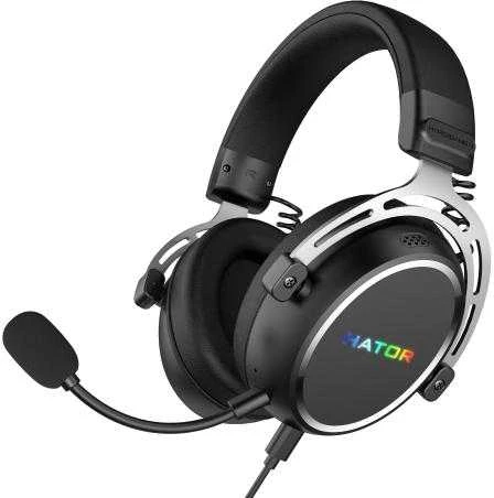 Ausinės Hator Hypergang 3 USB ESH50 RGB juoda