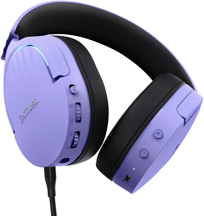 Trust GXT491P Fayzo Belaidės Ausinės Violetinė