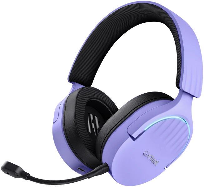 Trust GXT491P Fayzo Belaidės Ausinės Violetinė