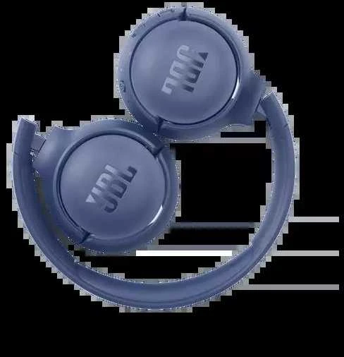 Lengvos ir patogios belaidės Ausinės JBL Tune 510BT Pure Bass sound su mikrofonu mėlynos