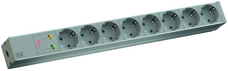 Bachmann BAC Triton RAB-PD-X08-A1 viršįtampių ribotuvas Juoda 8 AC išvestis(ys / čių) 230 V 2 m