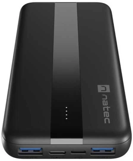 NATEC TREVI SLIM Q V2 ličio polimerų (LiPo) 10000 mAh Juodas