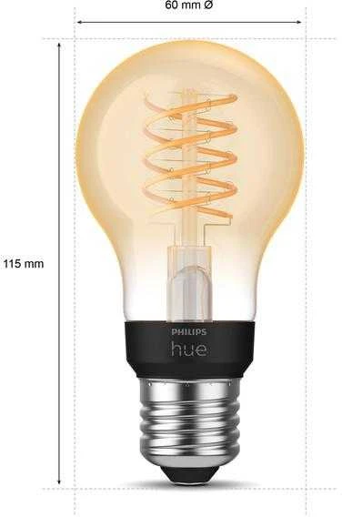Philips Hue Baltos šviesos E27 lemputė su standartiniu kaitinimo siūlu