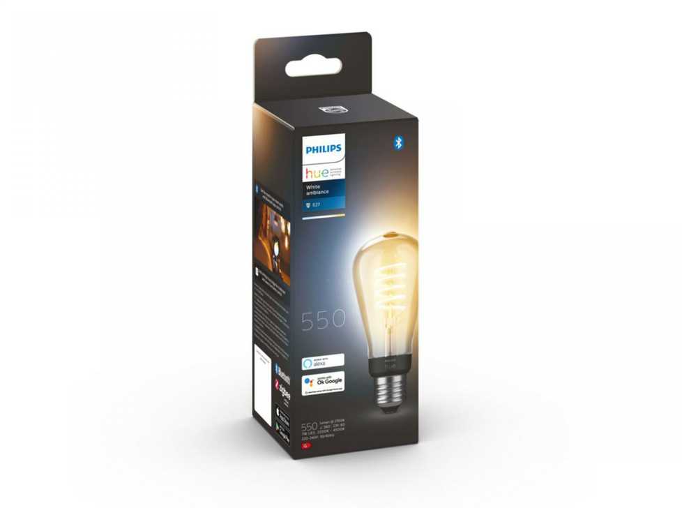Philips Hue E27 WA 7W Fil ST64