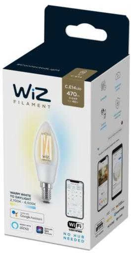 Philips WIZ WI-FI BLE 40W C35 E14 927-65 CL 1PF/6