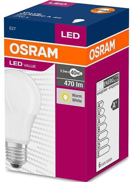 LED lempa OSRAM, A-TYPE, E27, 11,5 W, 1055 lm, 2700 K