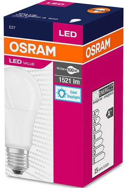 Ledvance OSRAM VALUE E27 13W (14W) / 865 CLA100W kasdien 6500k