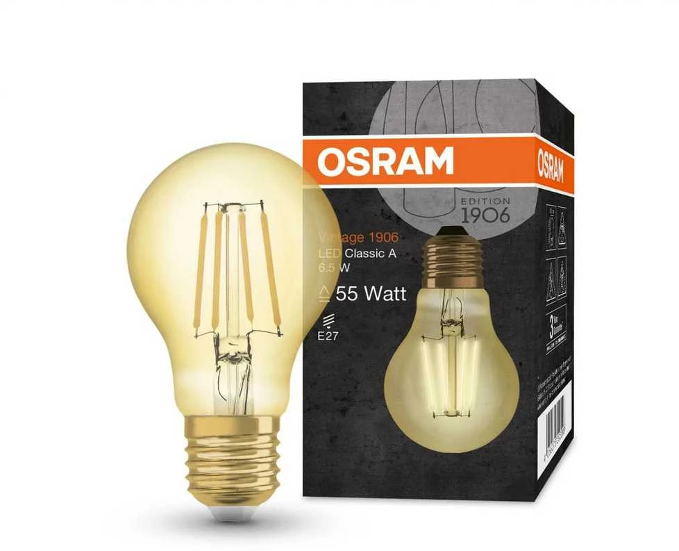 Osram LED lemputė Vintage 1906© LED 55 6.5 W/2400K E27