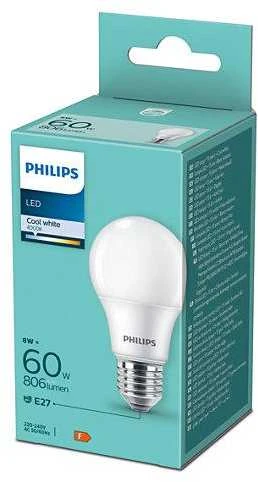Philips LEMPUTĖ LED A60 8W E27 4000K 806LM